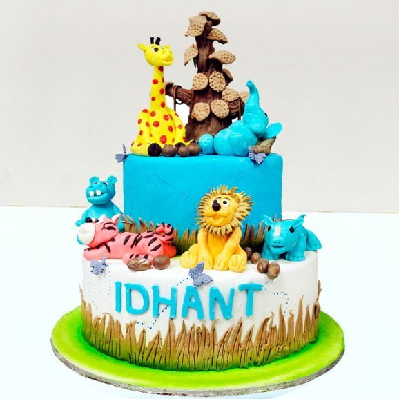 2-Tier Jungle Cake- 4KG