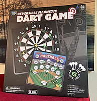 2-in-1 Reversible Magnetic Dart Game