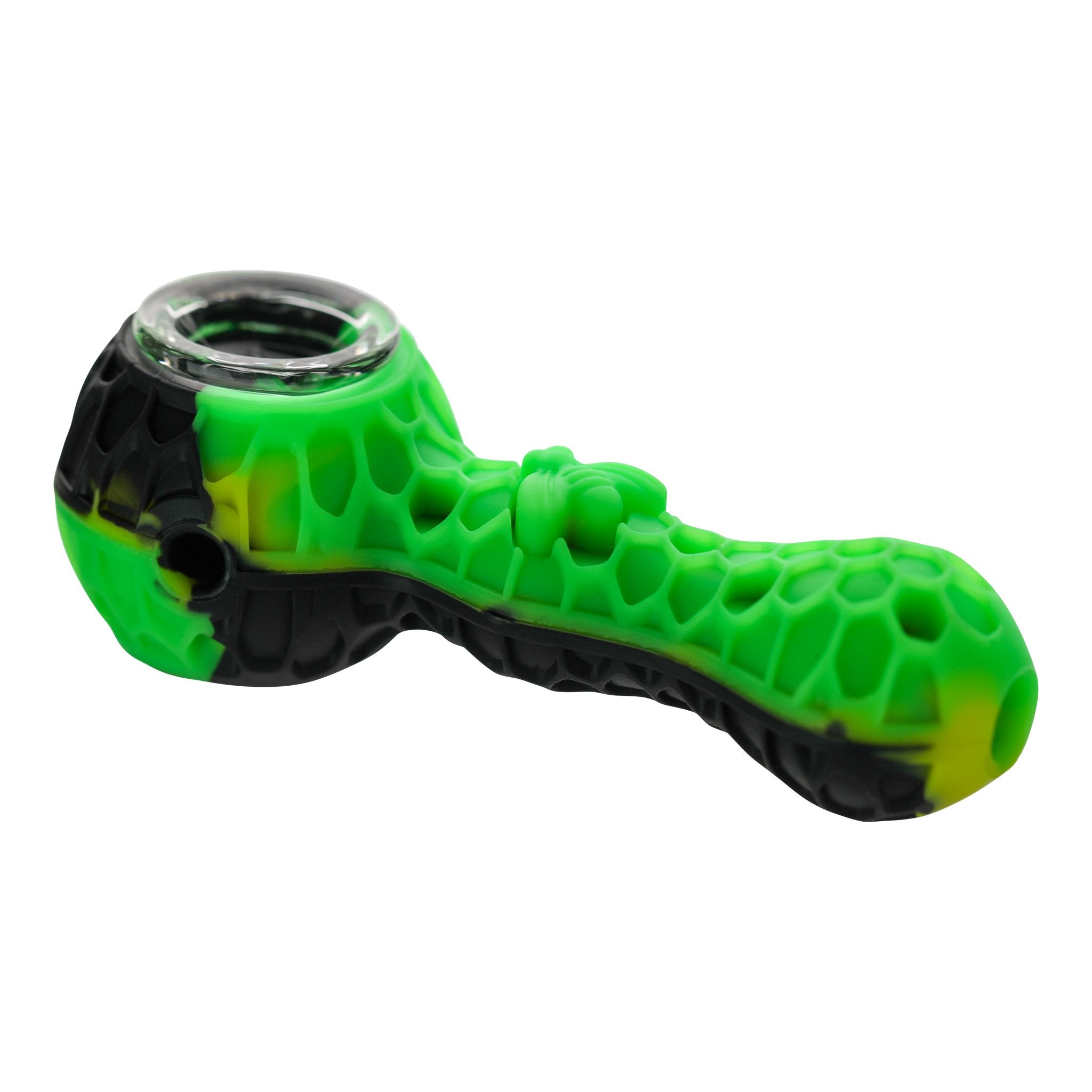 Silicone Hand Pipe With Glass Bowl