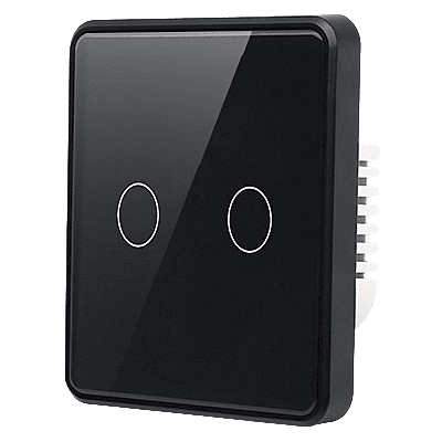 Akubela Zigbee UK Touch Switch 2 Gang