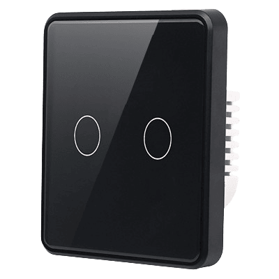 Akubela Zigbee UK Touch Switch 2 Gang