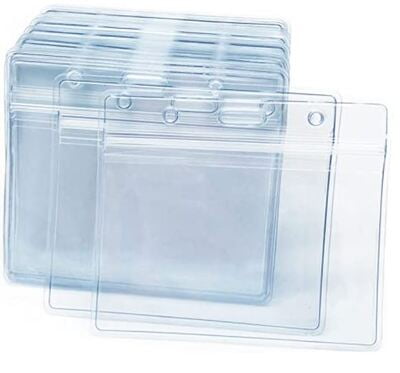 Badge Holder - (horizontal, clear)