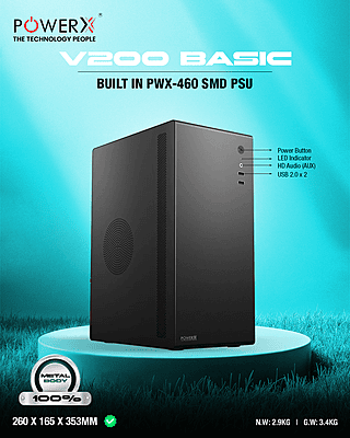 Power X Cabinet with Smps V200 Basic