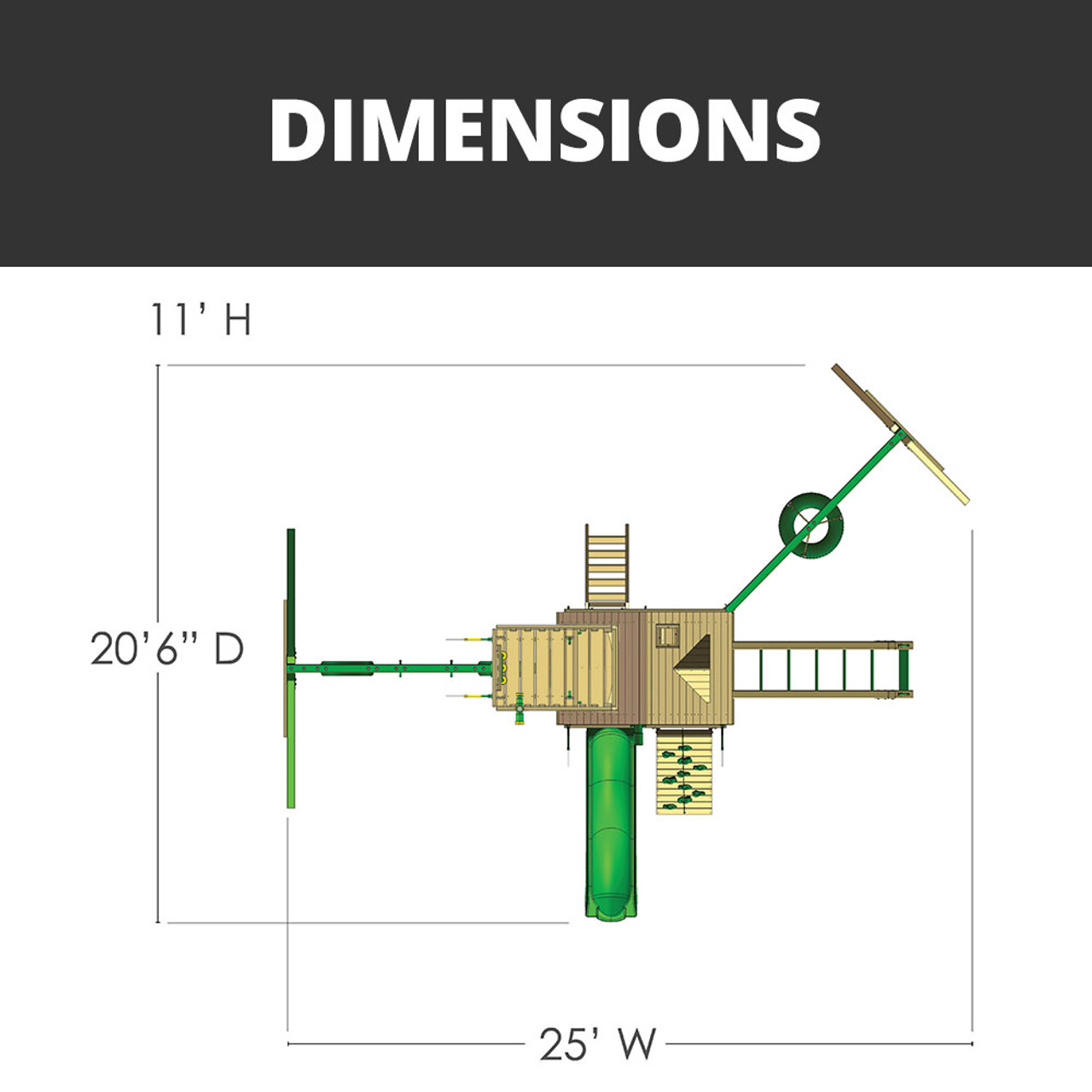 Homestead w/ Standard Wood Roof and Sky Loft