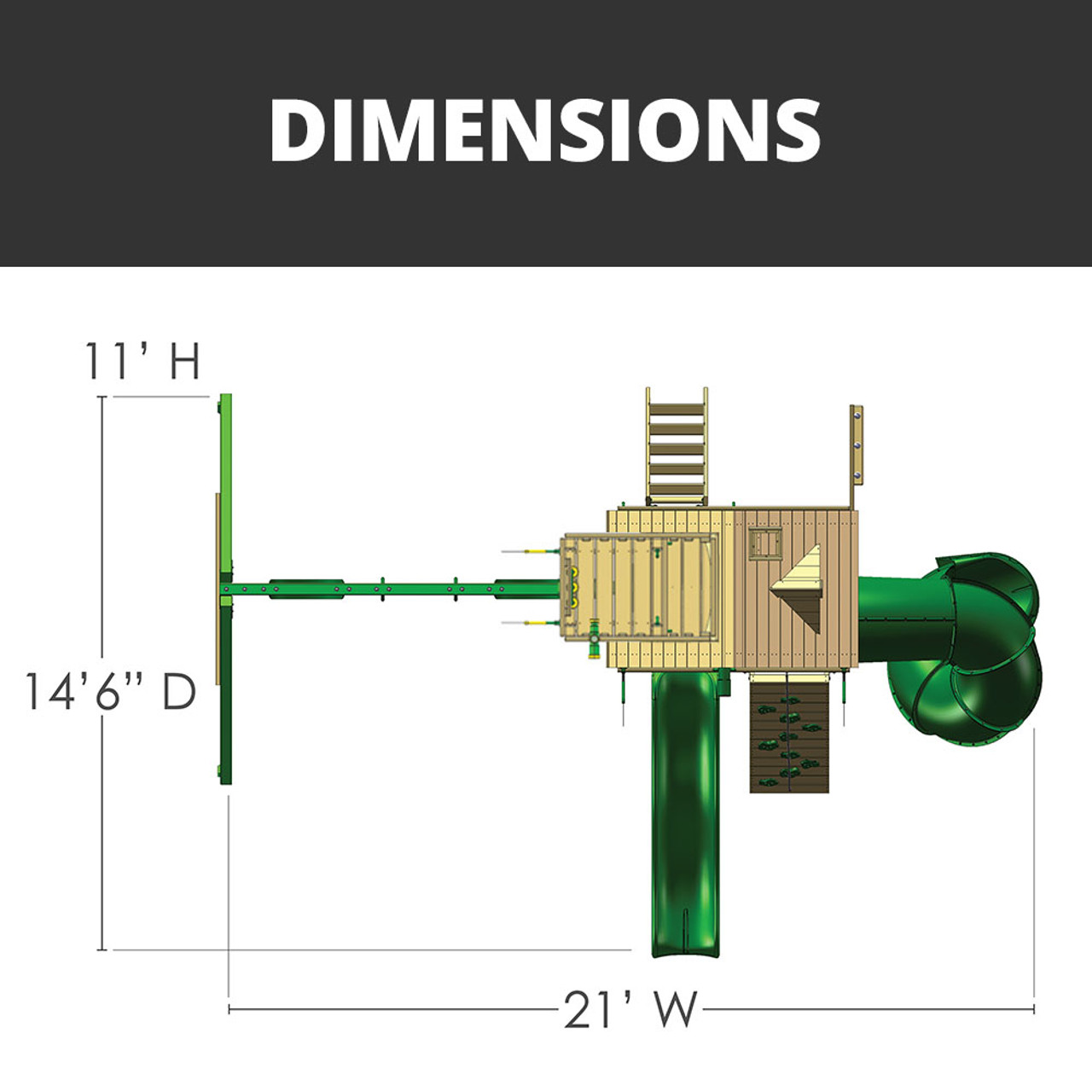 Mountaineer w/ Treehouse Roof & Sky Loft