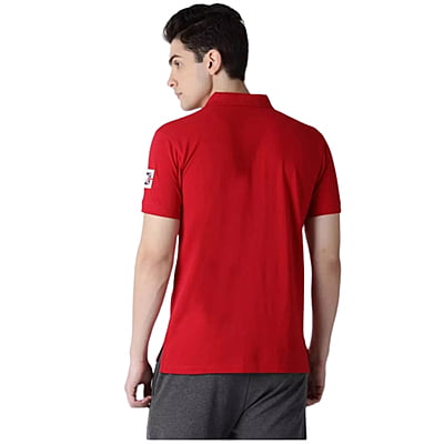 Actimaxx Lucas Fashion Cherry Red Polo T-Shirt (AX614) - Stylish Elegance and Unmatched Comfort