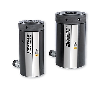 POWERRAM Lock-Nut Hydraulic Cylinders, Single-Acting Load Return, JLLC-Series