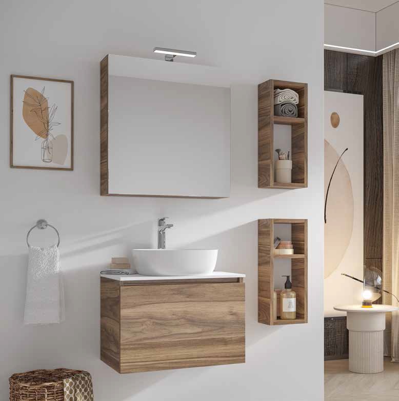 Set mobilier baie KARAG, SPACE 60, melamina, SP60MTM, 600x400x465 mm