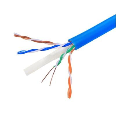 Cat6a Utp Cmr Cable 10Gs 23Awg 1000Ft Blue
