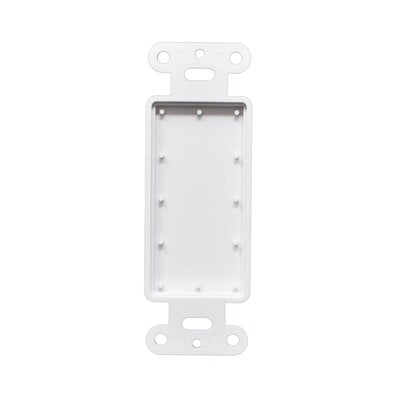 Decorator Blank Wall Plate - White Decorator Blank Wall Plate - White