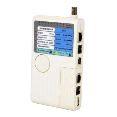 Cable Tester Rj45(Utp/Stp) Usb, Rj11/Rj12/Bnc/Rca Cable Tester Rj45(Utp/Stp) Usb, Rj11/Rj12/Bnc/Rca