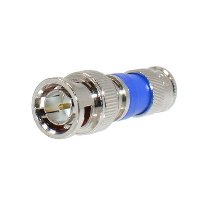 Bnc 1Pc Compression Connector For Rg6 Dual Cable Bnc 1Pc Compression Connector For Rg6 Dual Cable