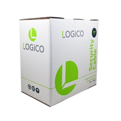 Security Cable 18/2 Bc Stranded Cmr/Cl3R 1000Ft White