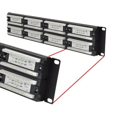 Cat5e Patch Panel 48 Port Rack Mounted