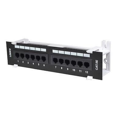 Cat5e Patch Panel 12 Port Wall Mounted Cat5e Patch Panel 12 Port Wall Mounted