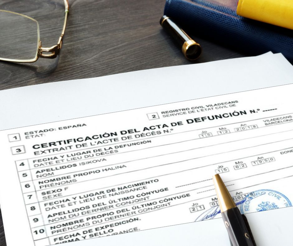 Certificado de Defunción online Certificado de Defunción online