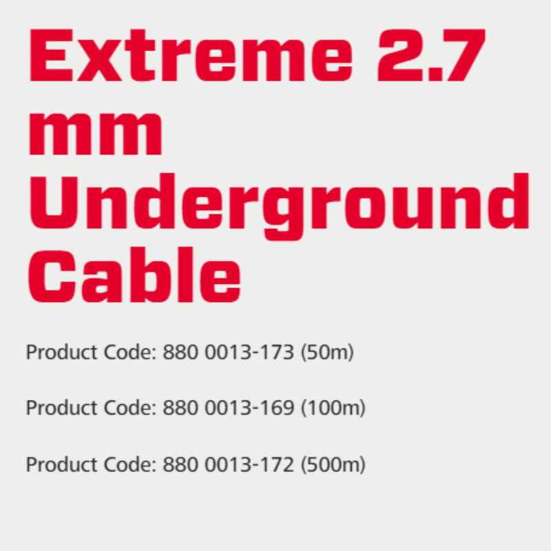 Speedrite Extreme 2.7 mm Underground Cable