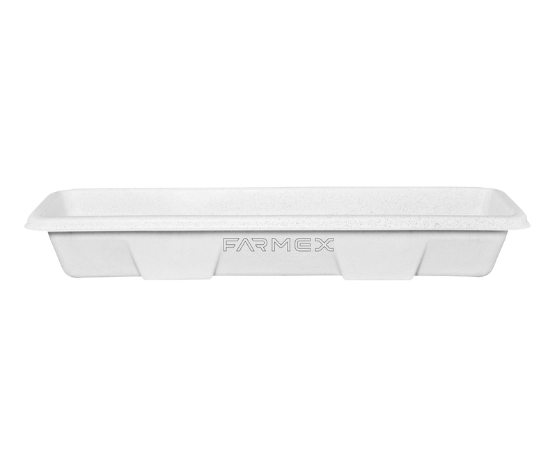 Farmex Feeder Trough 240 Liter White Solo