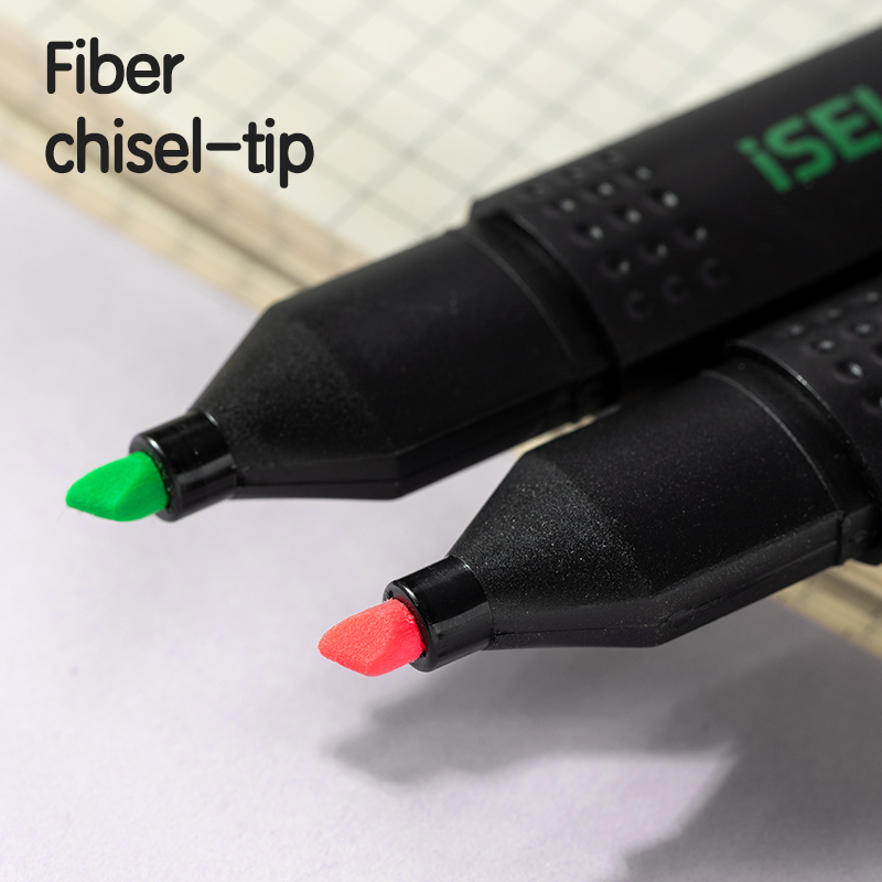 DELI UU601-4C ISELECT HIGHLIGHTER ASST 4PCS/WLT