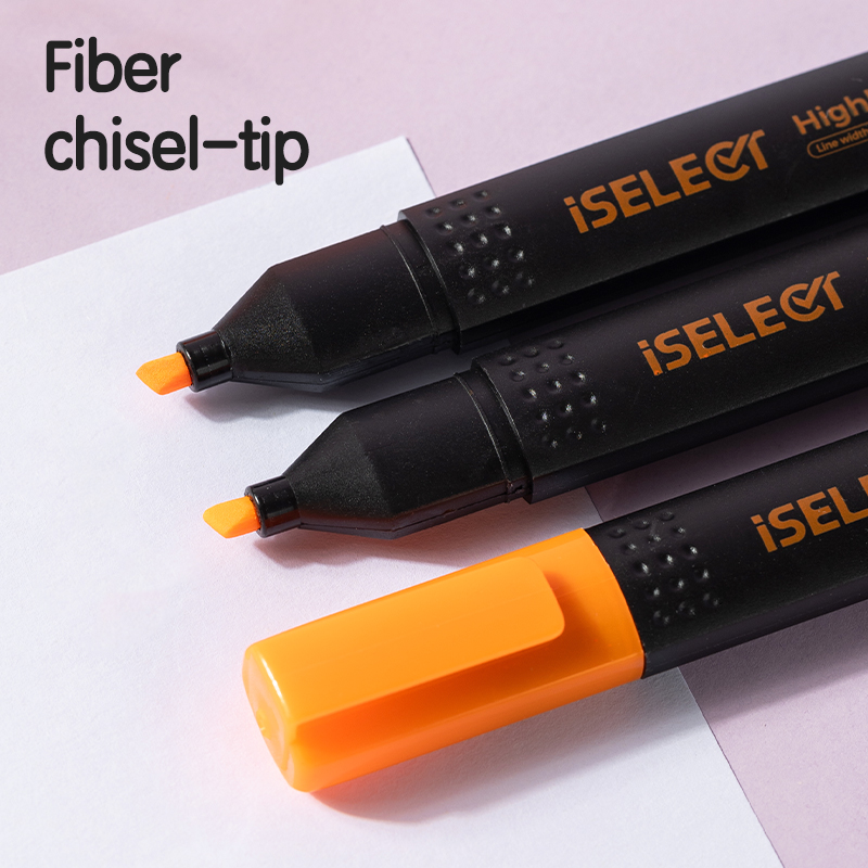 DELI UU601 ISELECT HIGHLIGHTER - ORANGE