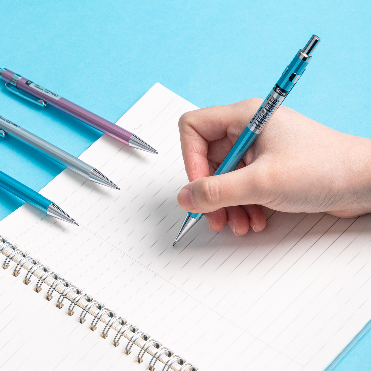 DELI U999 METAL MECHANICAL PENCIL 0.5MM HB