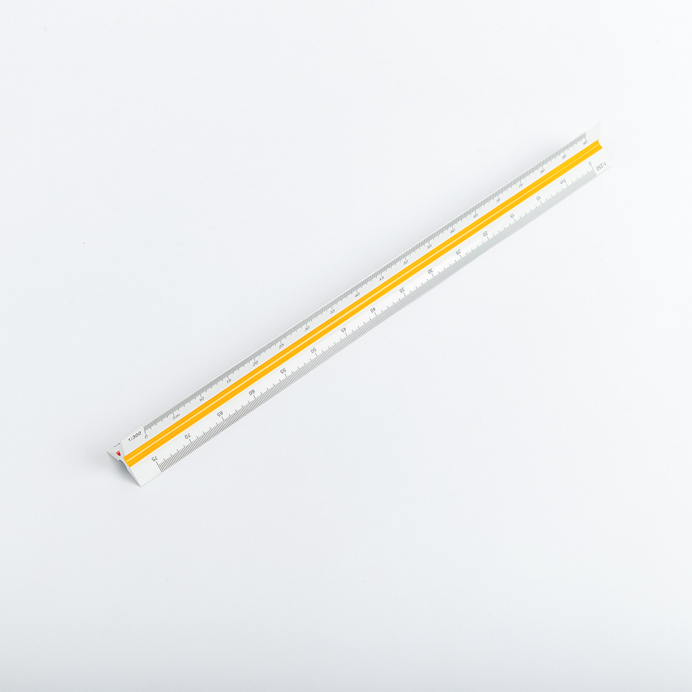 DELI E8930 TRIANGULAR SCALE RULER 30CM