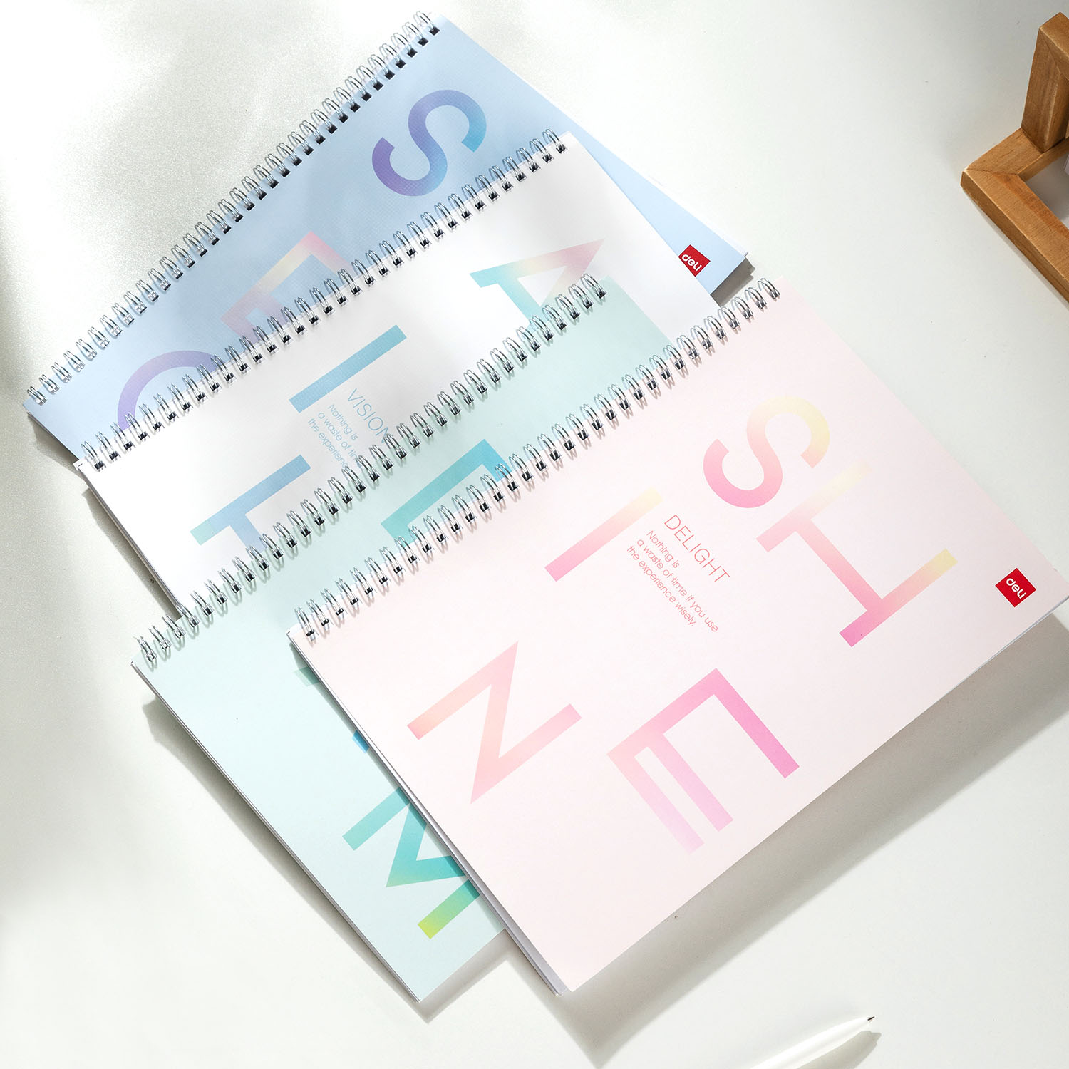 DELI LA460 SPIRAL NOTEBOOK A4 60 SHEETS 70G