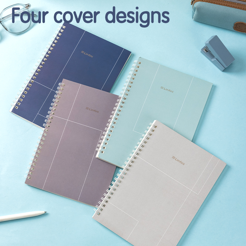 DELI N063 SPIRAL NOTEBOOK A5 60 SHEETS 70G