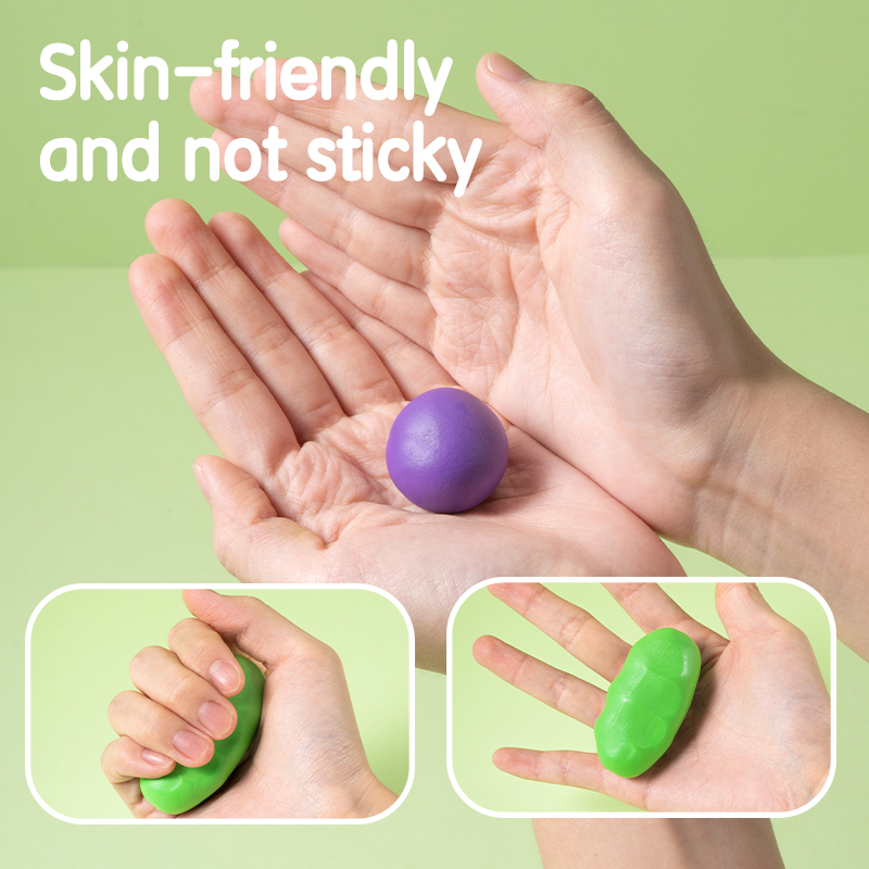 DELI EH719-6 PLASTICINE 6 COLORS 108G