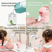 Baseus Minidinos Automatic Sensing Hand Washing Soap Dispensing Machine - Pink