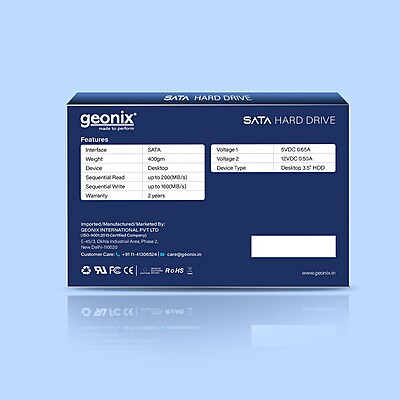 Geonix Desktop Harddisk 1tb
