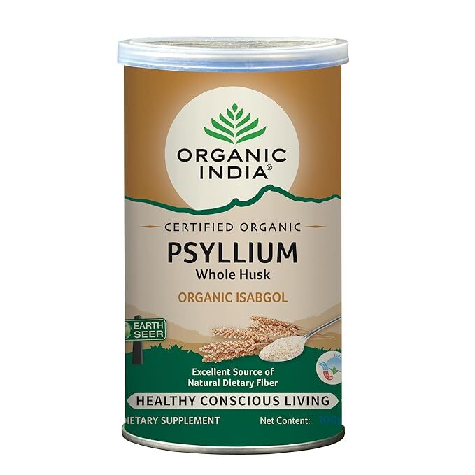 Organic India Isabgol Whole Psyllium Husk Powder - 100g