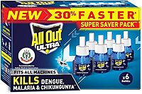 All Out Ultra Mosquito Vaporiser Refill (6 x 45 ml)