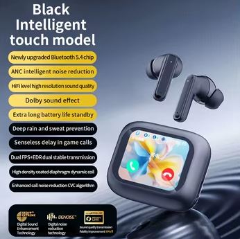 Auriculares Bluetooth con Pantalla Touch a Color TWS LX-10