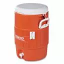 Seat Top Water Jug, 5 gal, Orange