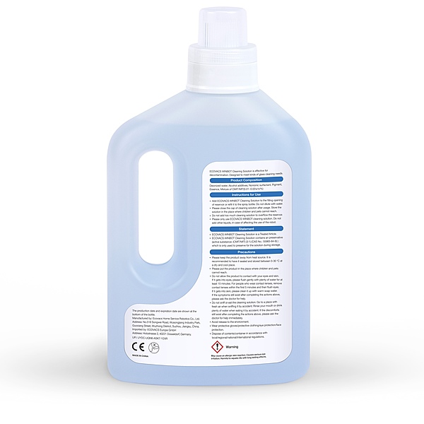 Ecovacs WINBOT Cleaning Detergent Solution Bottle - 1 L