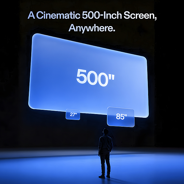 XREAL 1S AR Glasses 500" Screen 52 FOV 3DoF USB-C Devices