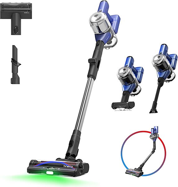 Tineco PURE ONE S50 Pro Cordless Vacuum - 200AW, up to 95min Runtime
