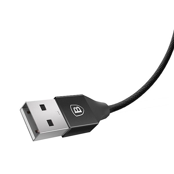 Baseus 1m - 2A Yiven USB Type-A 2.0 to Micro Cable - Black