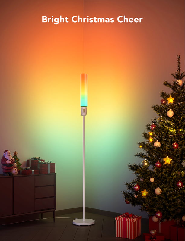 Govee RGBICWW Cylinder Floor Lamp - Smart Ambiance Room Decor Light
