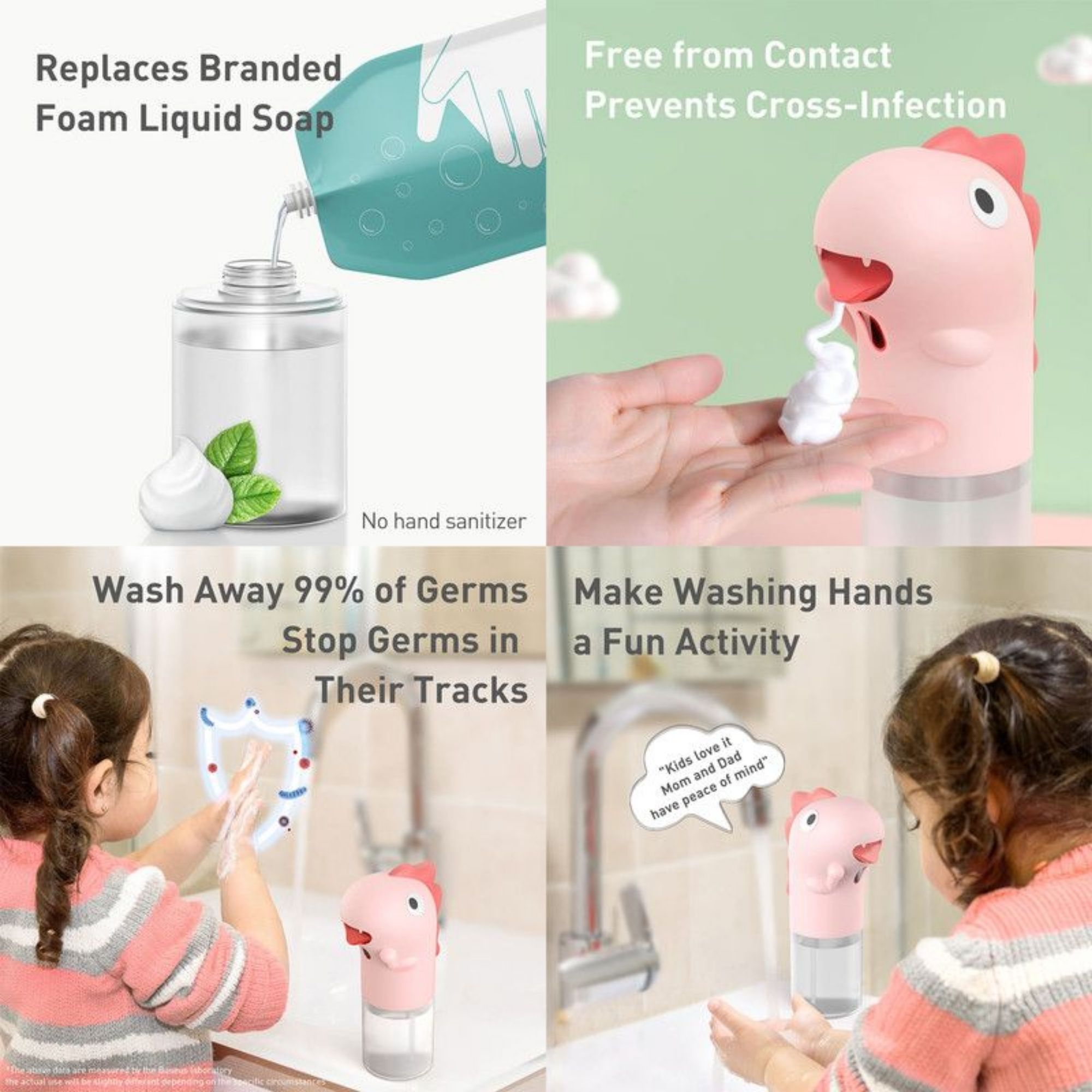 Baseus Minidinos Automatic Sensing Hand Washing Soap Dispensing Machine - Green