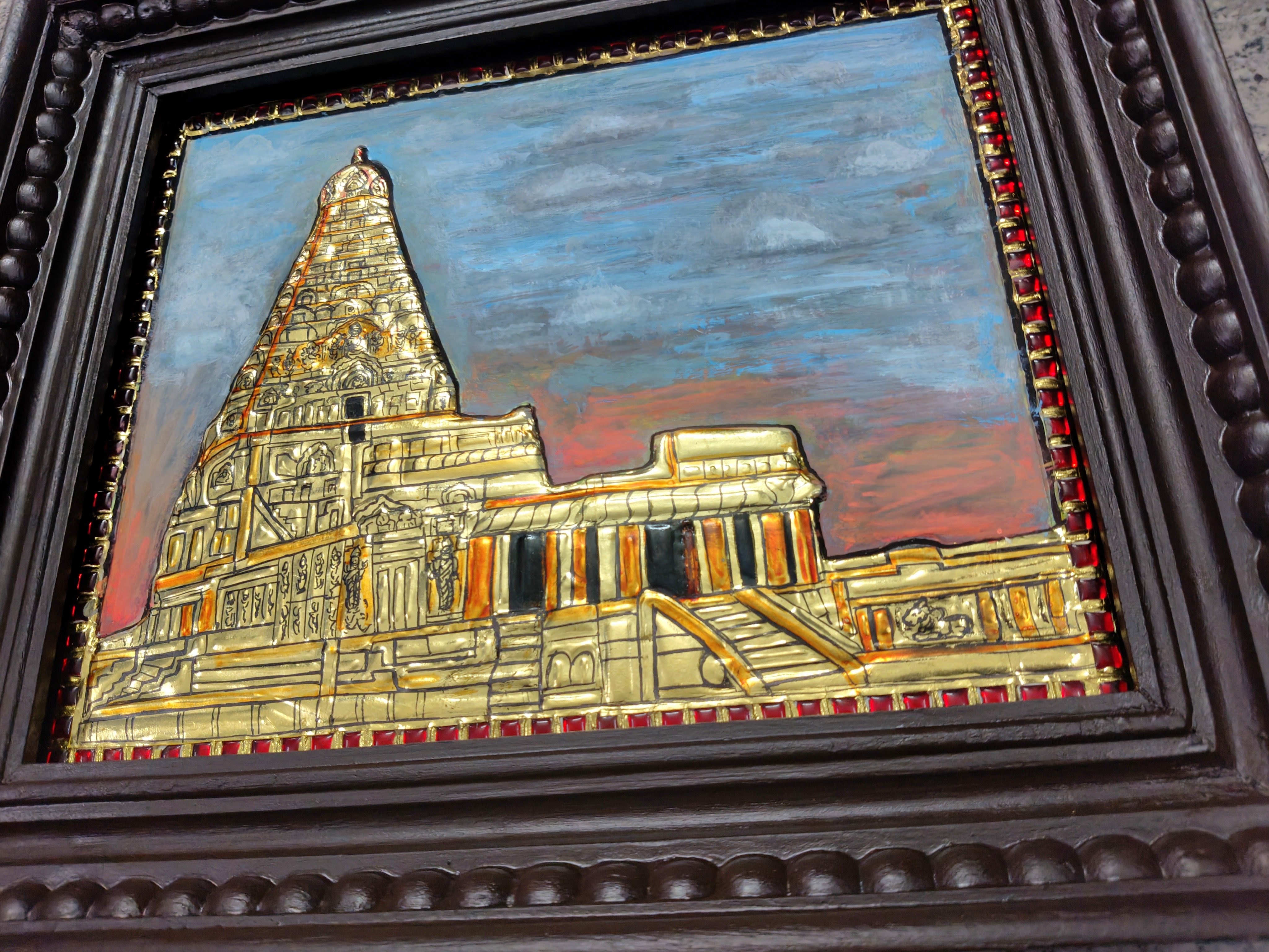 Thanjavur Brihadisvara Temple (Tanjore Big Temple) - 15 x 13 inches