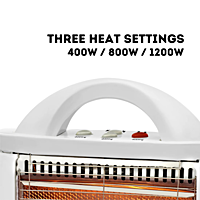Padmini TRYLO 1200 Halogen Heater with Three Heat Settings Padmini TRYLO 1200 Halogen Heater with Three Heat Settings