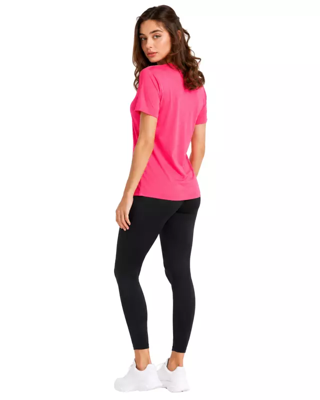 Women's Quick-Dry Performance Sports T-Shirt – Neon Pink