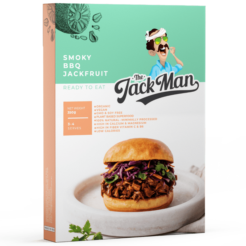 The Jack Man Smoky BBQ Jackfruit 350 grams The Jack Man Smoky BBQ Jackfruit 350 grams