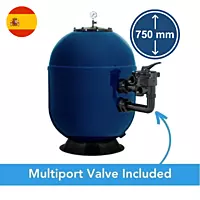 Sand Filter Side Mounted With MPV | Pacific Series | 750 mm | FDPA750TT01