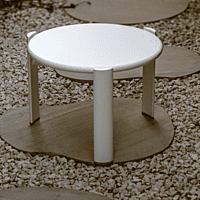 Noa Mini Table | White Texurized | NOM/BLT | Balliu