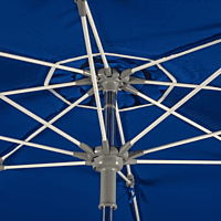 Pamela Sun Umbrella | Polyamide Stick | Blue Fabric | 200 cm Dia | PAP-20-PA-01/00 | Balliu