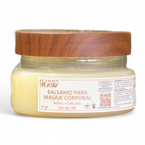 The Canna Raw Bálsamo masaje corporal de hemp