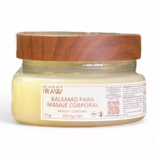The Canna Raw Bálsamo masaje corporal de hemp